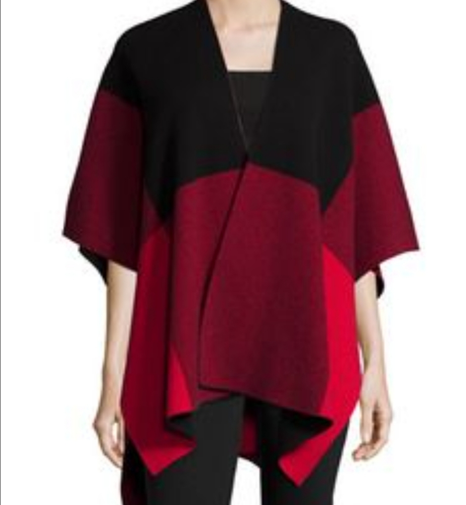Neiman Marcus cashmere collection wrap / cape